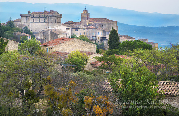 Gordes: View from Balcony
