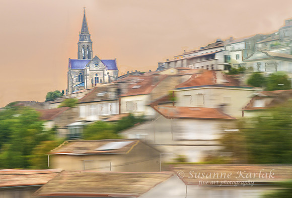 Painterly Village Church
