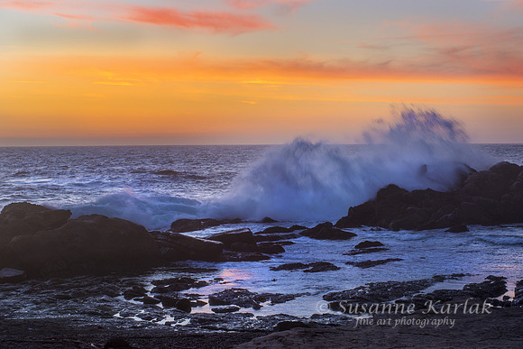Point Lobos Sunset and Waves (#7480)