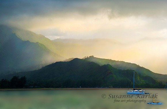 Hanalei Bay Dusk #8998.6
