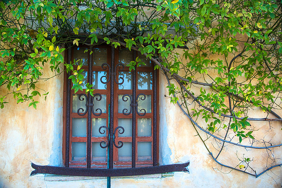 Carmel Mission Window #0368