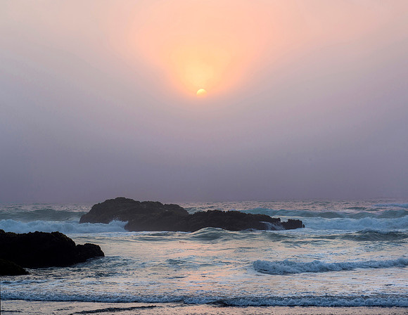 Sunset in Fog #6308.2