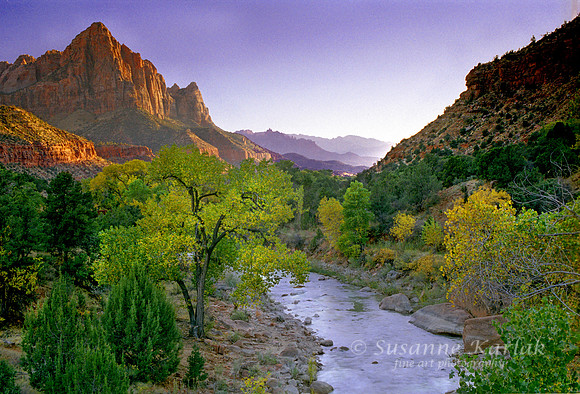 Virgin River at Dusk, Zion