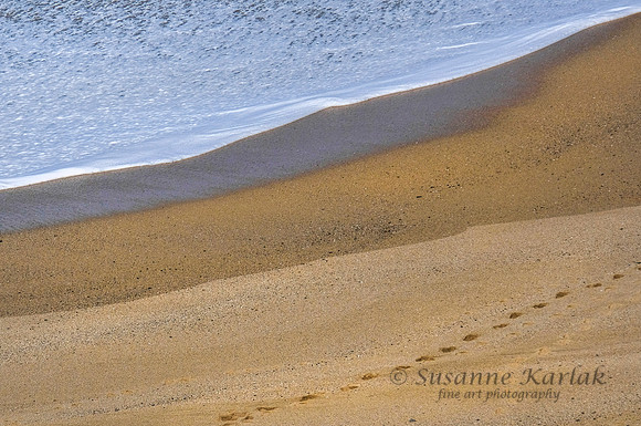Beach Design and footsteps #8479.2