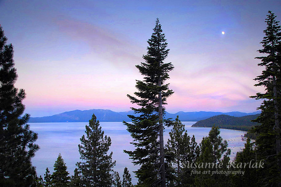 Moonrise over Lake Tahoe #145