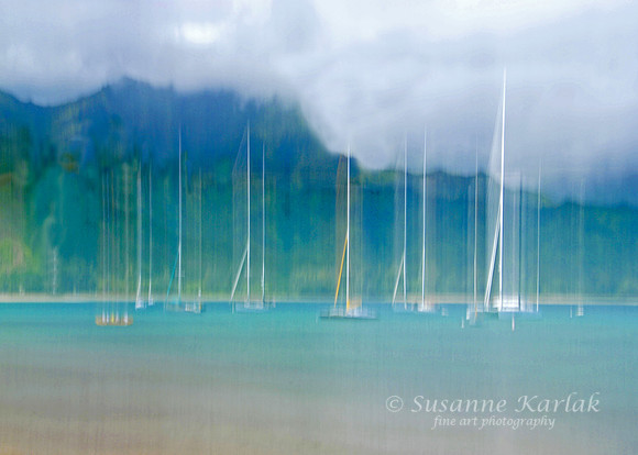 Painterly Bali High Boats #078